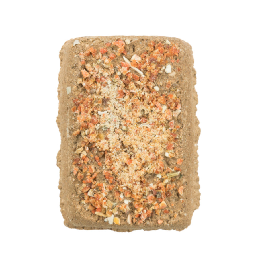 100 g Trixie Piedra de arcilla con zanahoria suplemento para conejos y pequeños roedores
